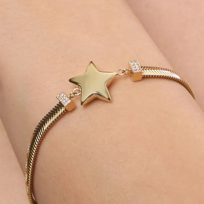 Star Herringbone Bracelet