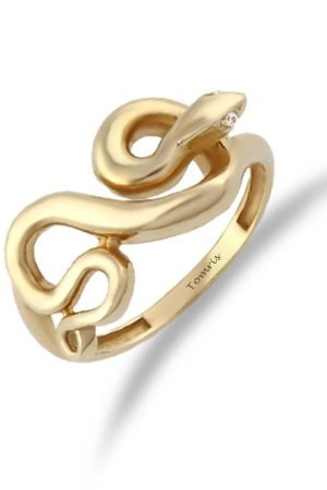Gold Snake Ring