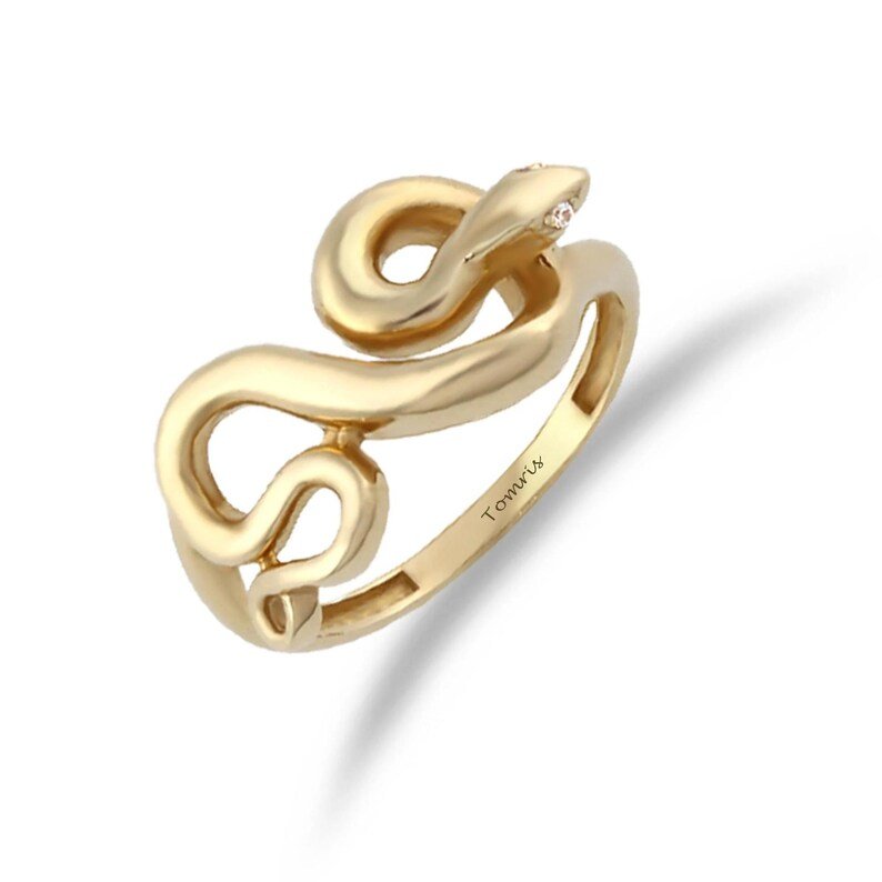 Gold Snake Ring