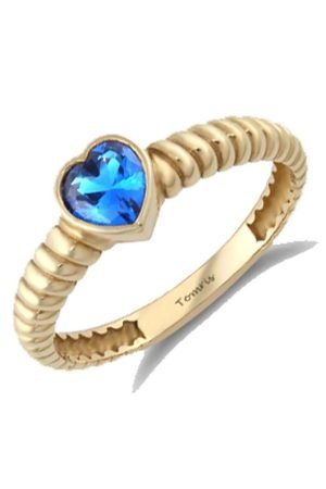 Heart Blue Ring