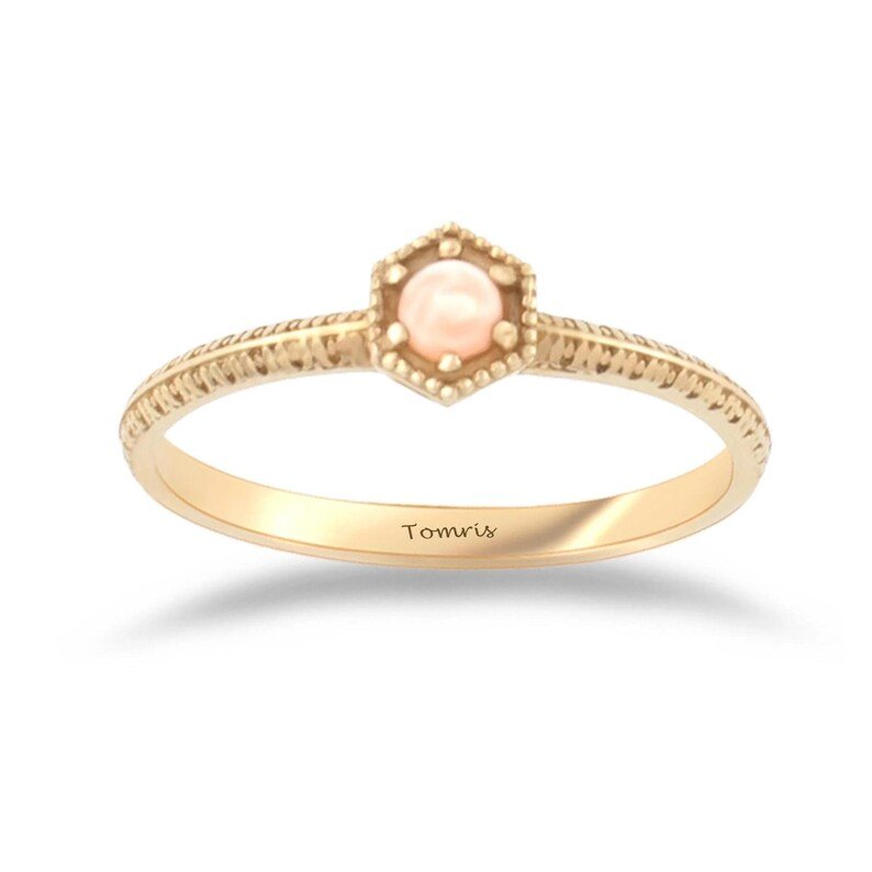 Hexagonal Pink Ring - Image 8