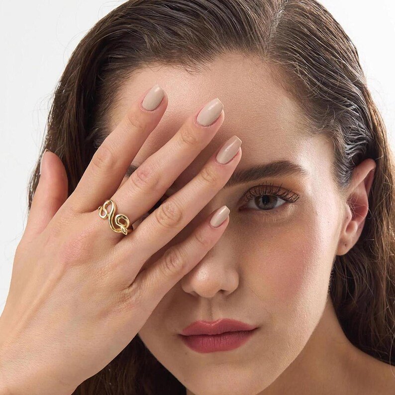 Gold Snake Ring - Image 4
