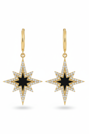 Black Star Earring