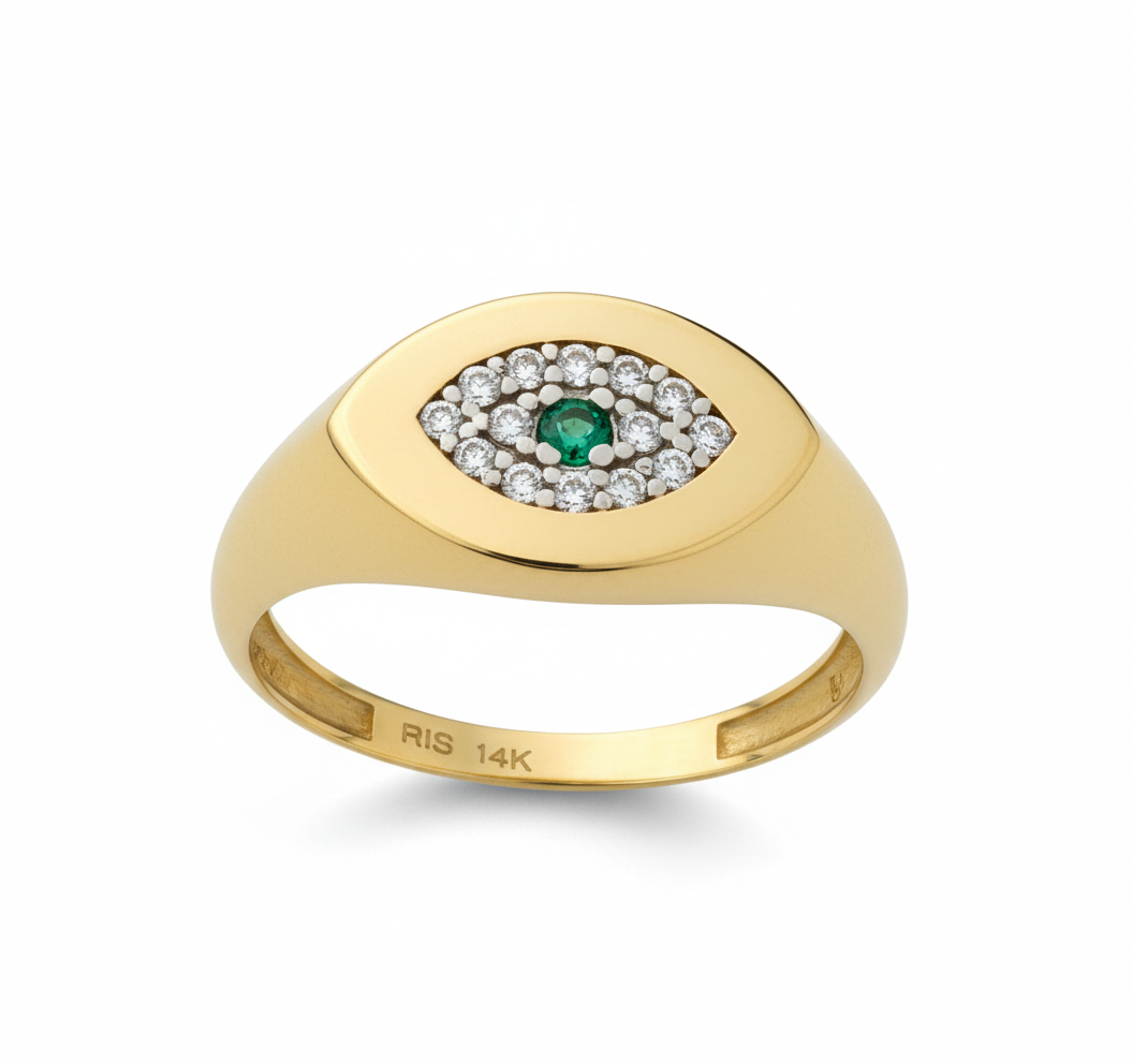 Eye Green Ring