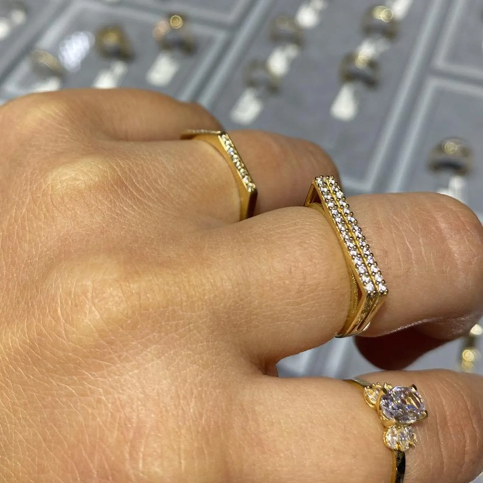 Stone Line Ring - Image 2