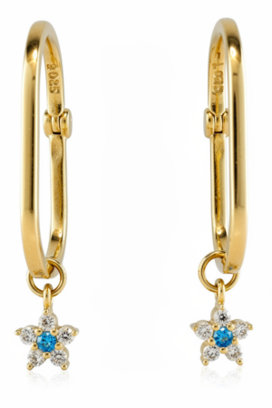 Swinging Glitter Earring