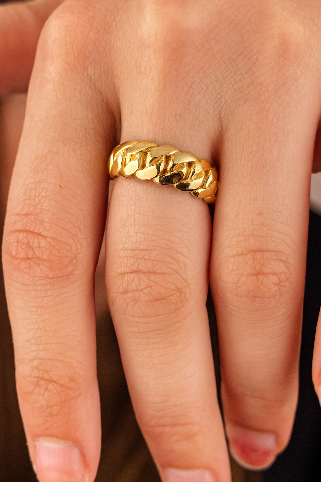 Chain Gold Ring - Image 4