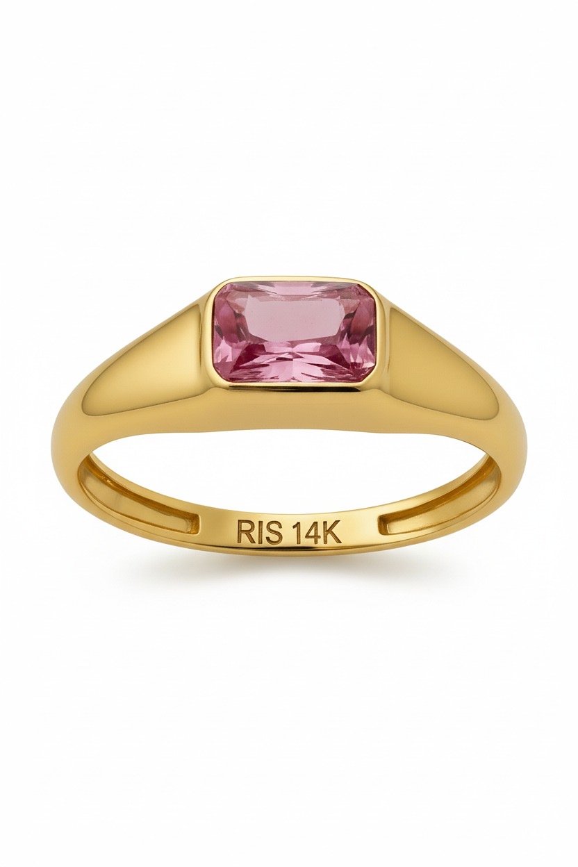 Pink Stone Ring
