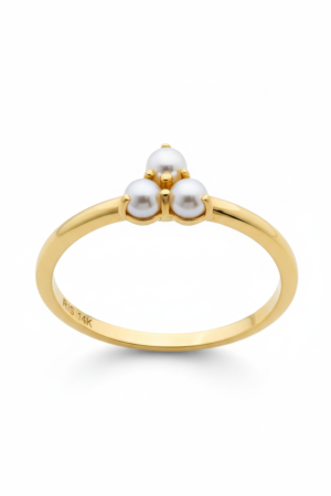 Pearl Trinity Ring